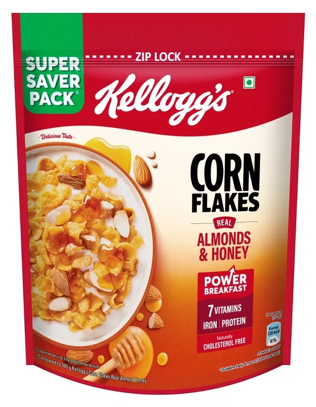 Kellogg'S कॉर्न फलैक्स विद रियल आलमंड & हनी 1 kg
