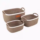 Marriot Nano Plastic Basket 3 Pcs Set 