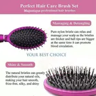 Majestique Eco-Friendly Sleek and Shine Finisher Hairbrush for Unisex 
