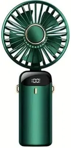 Immutable  Mini Portable Fan,Powerful Hand Fan 1800 mah 5 Speed Fan for Indoor,Outdoor Mini fan with display Rechargeable Fan- Multicolor