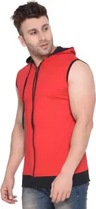Sleeveless Hooded T-Shirt for Men 