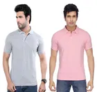 Solid Polo T-shirt for Men, Pack of 4 