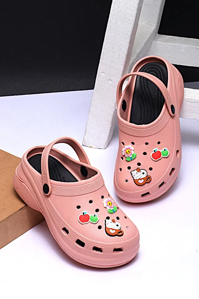 Clogs for Women (Pink, 7)