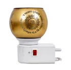 Glass Kapoor Dani, Electric Camphor Diffuser Ganesh Ji Om Electic Camphor Burne, |Multipurpose Incense Aroma Dhoop Dani|Camphor Burner Diffuser|Electrical Night Lamp for Office, Home