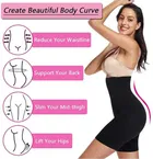विमेंस कॉटन लाइक्रा टम्मी कण्ट्रोल 4-इन-1 ब्लेंडेड हाई वैस्ट टम्मी & थाई शेपवियर 