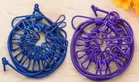 Plastic Clothe Hanging Rope (Blue & Purple, Pack of 2)