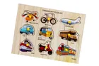 Wooden Transport & Vehicle Puzzle Board Games for Kids 