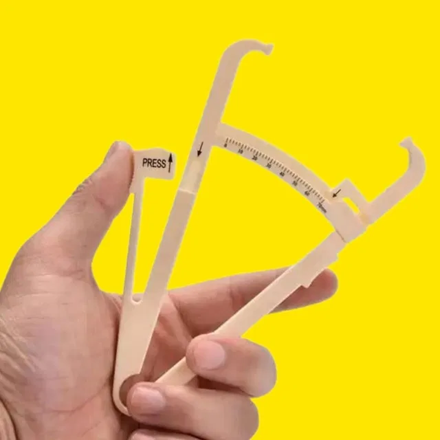 Lightweight Eco-Friendly Body Fat Measuring Caliper (Multicolor, Pack of 1)