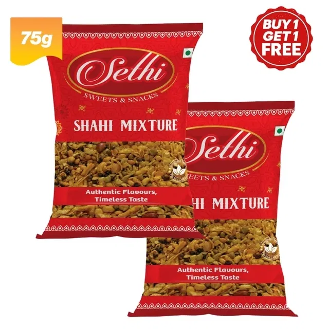सेठी शाही मिक्सचर 2X75 g (बय 1 गेट 1 फ्री)
