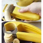 Pallavi Trading Stainless Steel Sausage Banana Slicer Fruit Strawberry Cucumber Cutter Slicer Handy Slicer