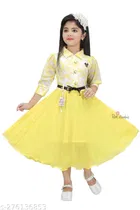 Cotton Blend Frock for Girls 
