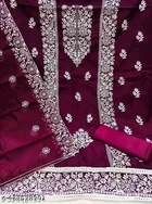Embroidered Botanical Patiala Suit for Women 