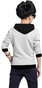 Cotton Blend Hooded Sweatshirts for Boys 