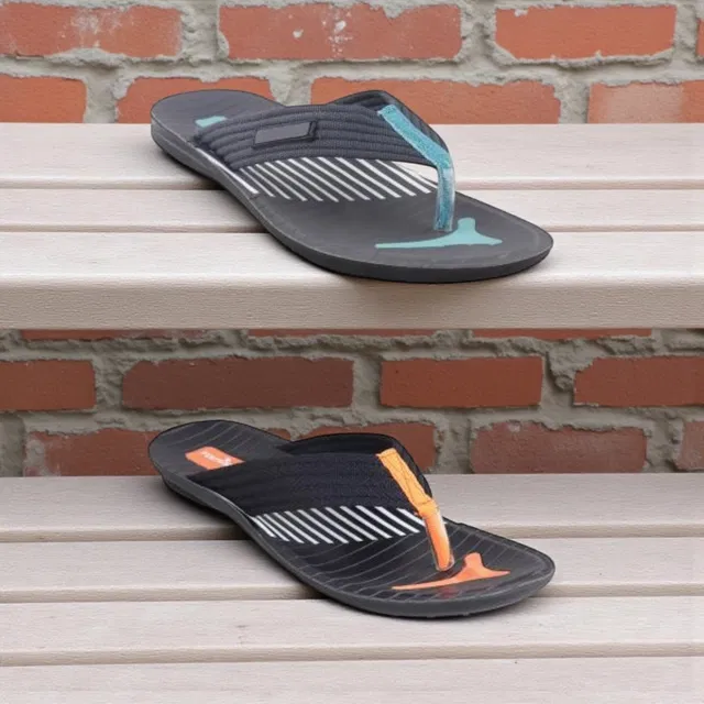 Flipflops for Men, Pack of 2, Multicolor (8)