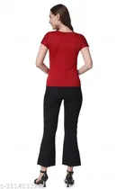 Half Sleeves Top & Bottom Set for Women 