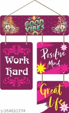 MDF Wooden Wall Hanging Quotes 