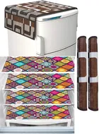 Knit 7 Pcs Fridge Cover Set 
