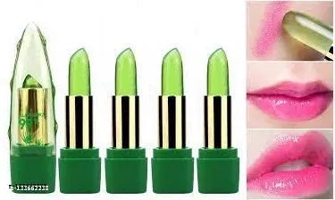 Color Changing Lipstick for Women, Multicolor, Pack of 4