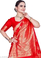 Banarasi Silk Zari Woven Saree for Women 