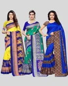 Art Silk Printed Saree for Women 
