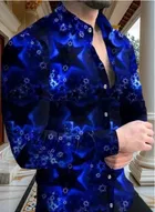 Silk Full Sleeves Shirt for Men (Multicolor, S)