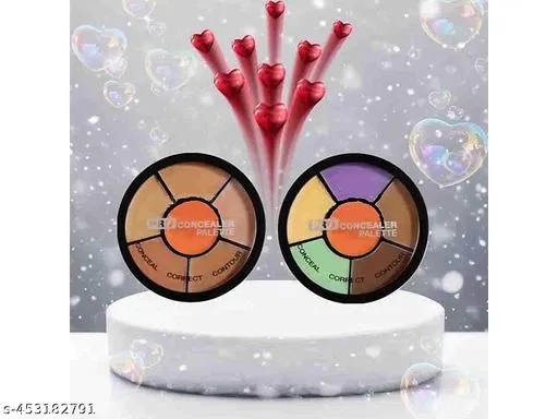 6-in-1 Colors Corrector Palette, Multicolor, Pack of 2