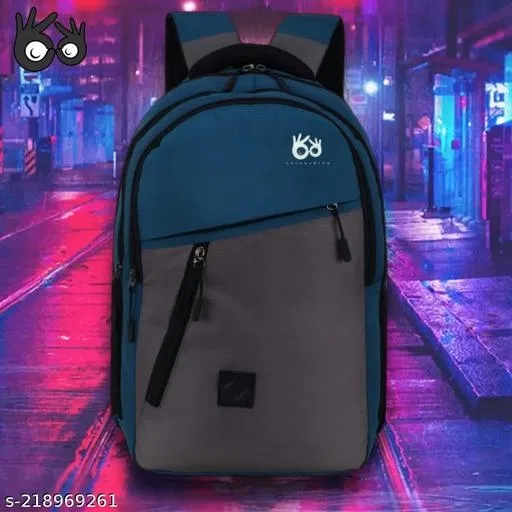 Rubber Backpack for Men & Women, Blue