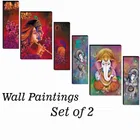 MDF 2 Pcs Designer Wall Painting for Home & Office 