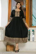 Viscose Rayon Printed Kurti for Women 