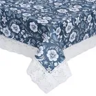 PVC Printed Waterproof Rectangle 4 Seater Table Cloth 