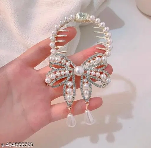 Metal Hair Clutcher for Women & Girls (Multicolor)