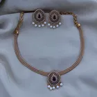 Gold-plated Brass Jewellery Set for Women 