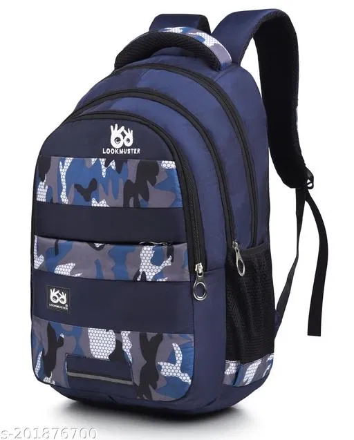 Nylon Backpack for Men & Women, Blue