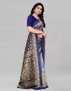 SVB प्रिंटेड साड़ी फॉर वीमेन 