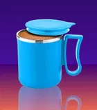 Stainless Steel Coffe Mug, Blue 