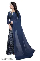 Fancy Georgette Saree for Women, Pack of 2 