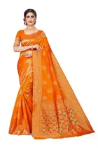 Jacquard Embellished Saree for Women 