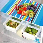 KANUSHI Industries® 1Pc Fridge Cover for Top with 6 Utility Pockets + 1 Handles Covers + 3 Fridge Mats + 7 Free Gifs 