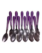 Stainless Steel Spoons Set (Multicolor, Pack of 12)