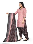 Printed Salwar Suit & Dupatta Sets for Women 