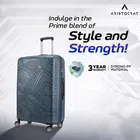VIP Aristocrat Hard Shell Trolley Bag Set of 3 [Small, Medium & Large] with 360° Spinner 8 Wheels, Blue [20, 24 & 28 Inch]