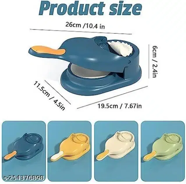 2 in 1 Momo & Gujiya Maker (Blue)