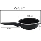 Non Stick Gas Compatible Frying Pan (Black, 12 inches)