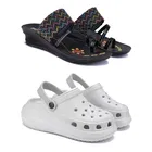 Combo of Sandals & Clogs for Women 