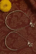 Silver Plated Anklets for Women, Silver (Set of 1)