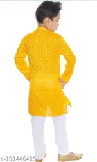 Cotton Blend Kurta with Pajama for Boys 