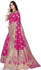 Silk Zari Woven Saree for Women 
