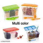 3 In 1 Airtight Storage Container with 3 Spoons 