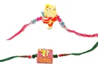 Synthetic Rakhi for Raksha Bandhan 