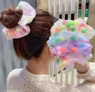 Pack of 6 Fabric Hair Elastics for Women 